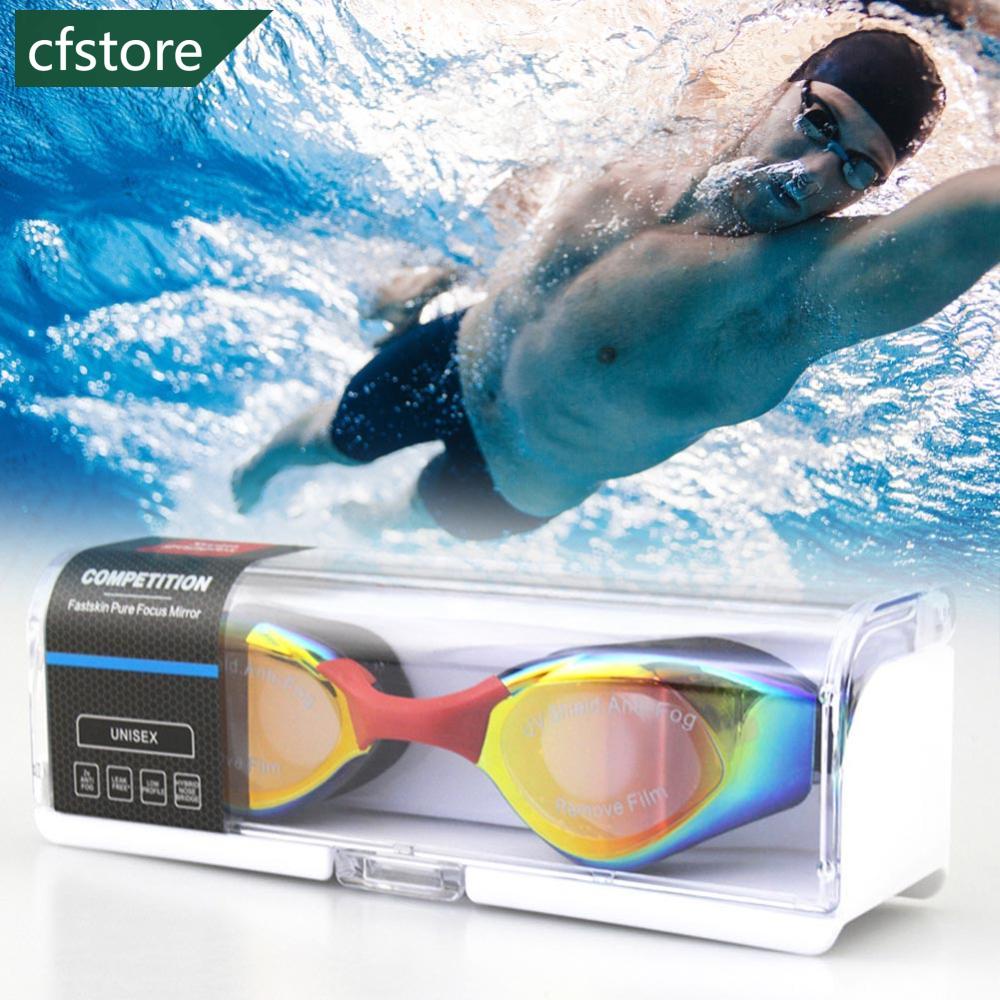 1 Bộ Kính Bơi O6T2 Chống Sương Mù / Thấm Nước Chuyên Nghiệp Dành Cho Nam Và Nữ