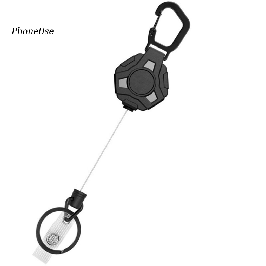 Móc Khóa Carabiner Bằng PU Polygonal Thiết Kế Lò Xo Chống Rơi Chống Thất Lạc