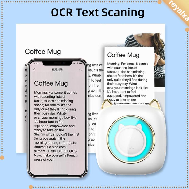 Máy In Mini 200DPI Có Thể Sạc Lại Tiện Dụng Cho Điện Thoại Di Động