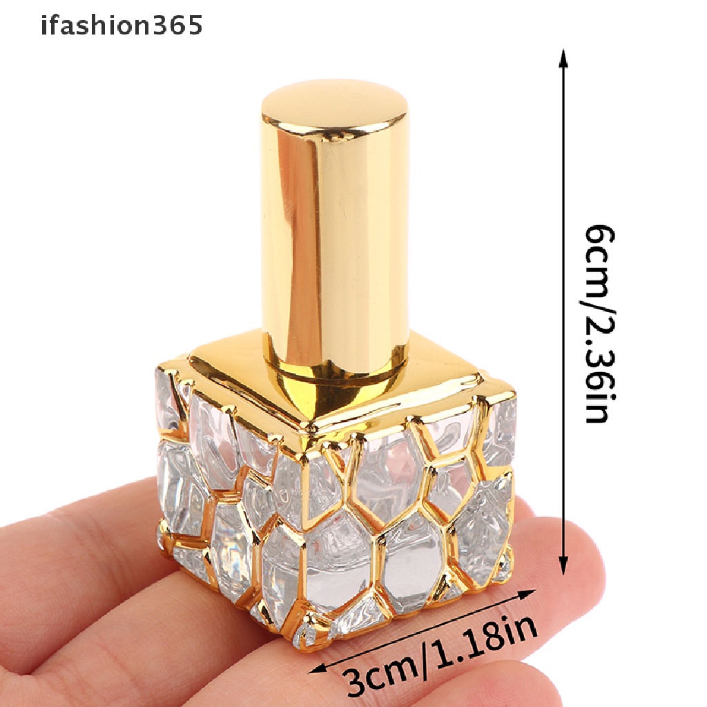 Lọ Thủy Tinh Màu Vàng 10ml [ifashion365] Có Thể Nạp Lại