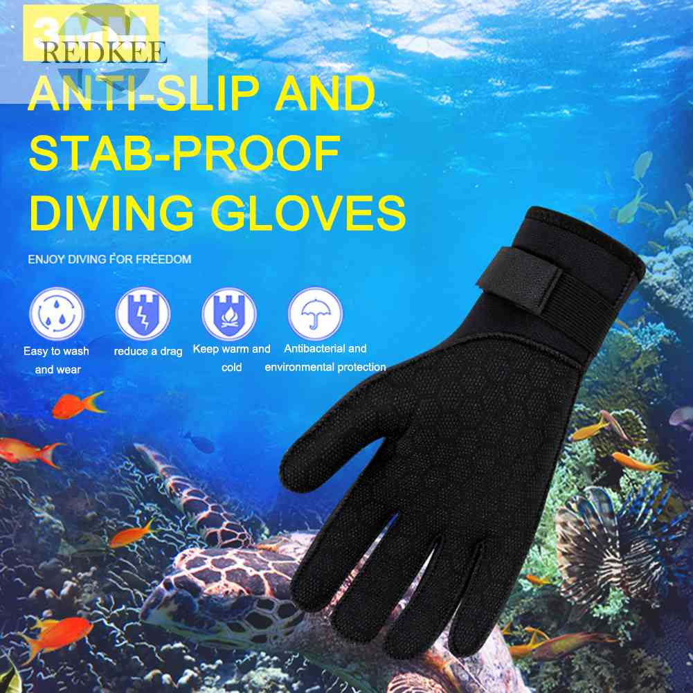 Găng Tay Thể Thao Neoprene Co Giãn Thoải Mái Khi Bơi Lội