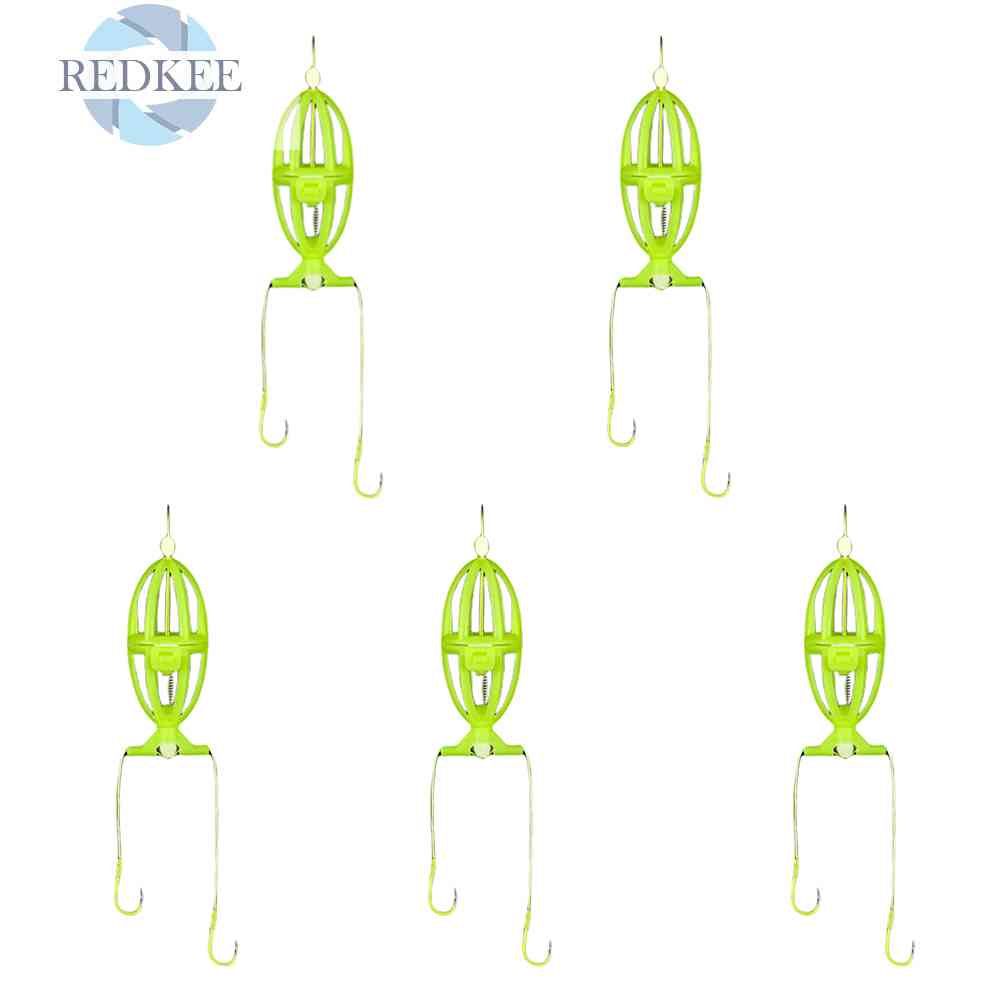 Set 4 Lồng Nhựa Đựng Mồi Câu Cá Tiện Lợi