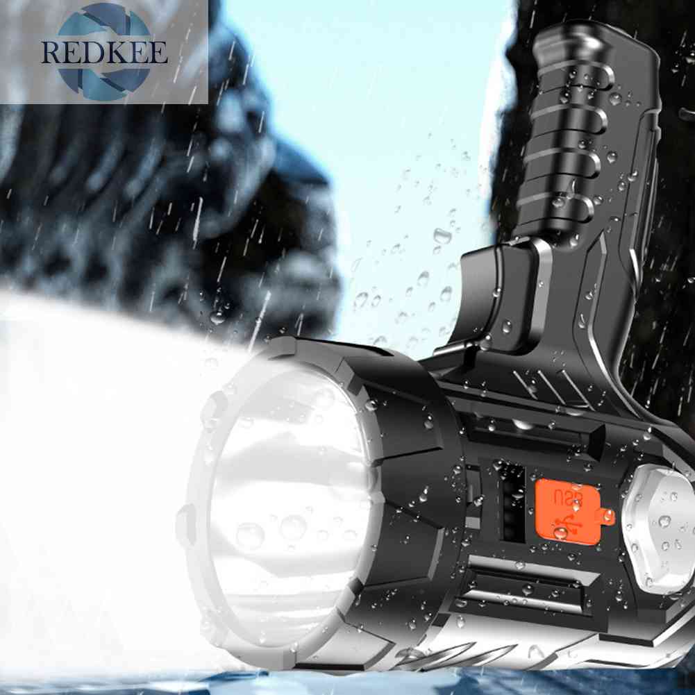 Đèn Pin LED 350lm 6 Chế Độ Sáng, Chống Thấm Nước, Sạc USB Loại C