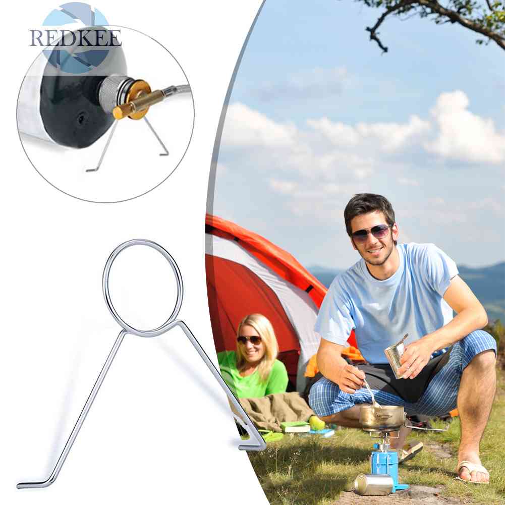 Giá Đỡ Bếp Ga Bằng Thép Không Gỉ Tiện Dụng Mang Theo Du Lịch Cắm Trại