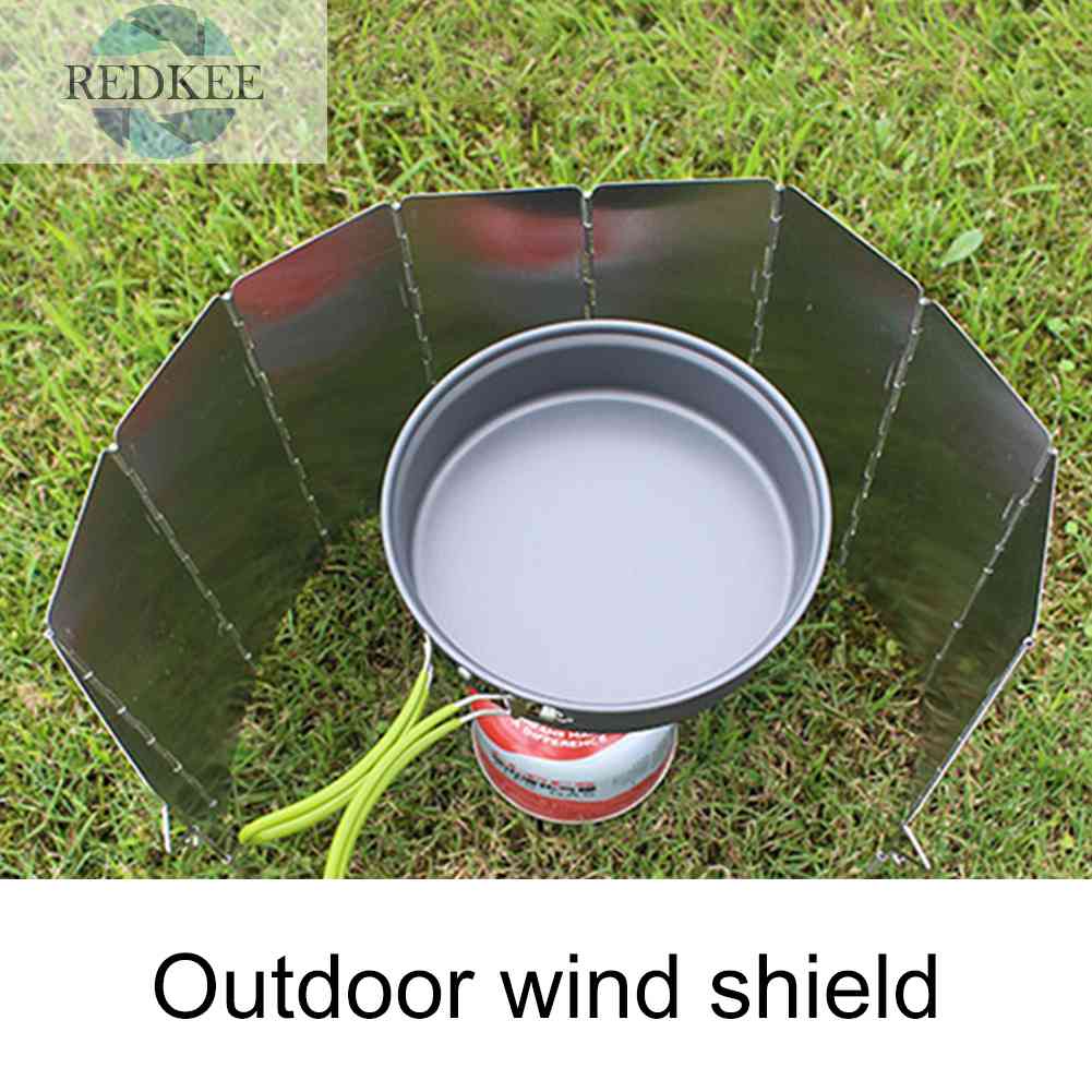 Bộ 9 Tấm Chắn Gió Cho Bếp Gas Cắm Trại