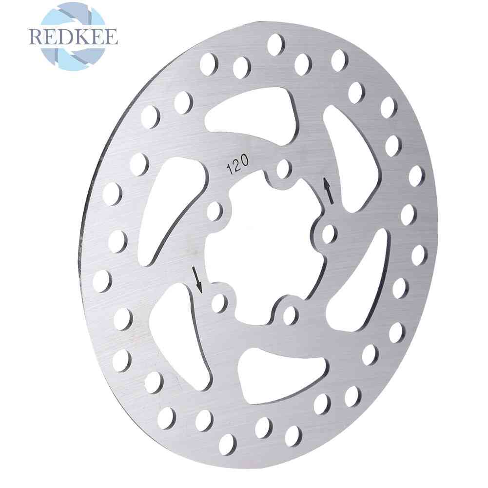 Đĩa Phanh 120mm M365 PRO Bằng Thép Bạc Kèm 5 Ốc Vít Cho Xe Điện