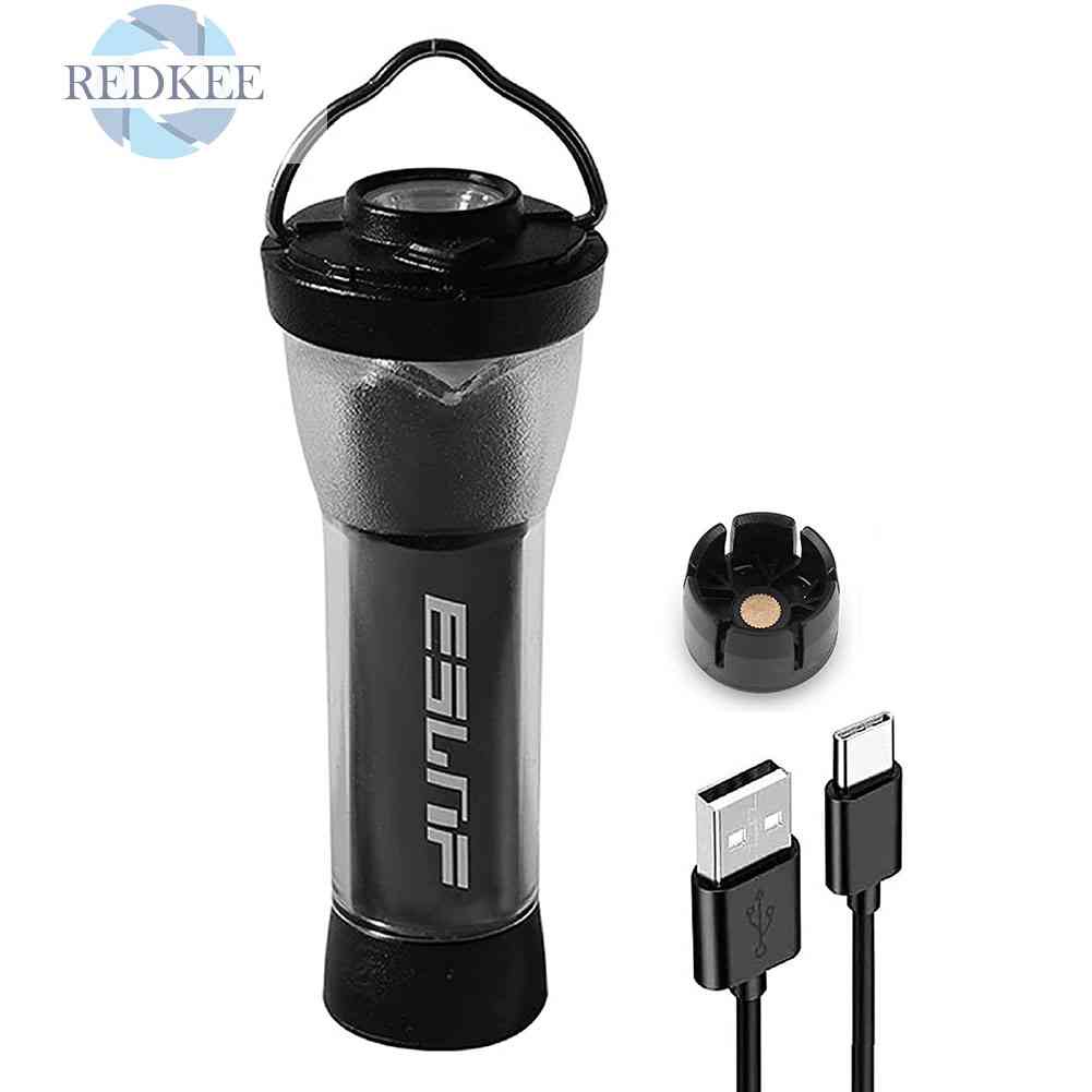 Đèn Cắm Trại / Câu Cá / Leo Núi 2 Trong 1 Đa Năng Kèm Cáp Sạc USB Tiện Dụng