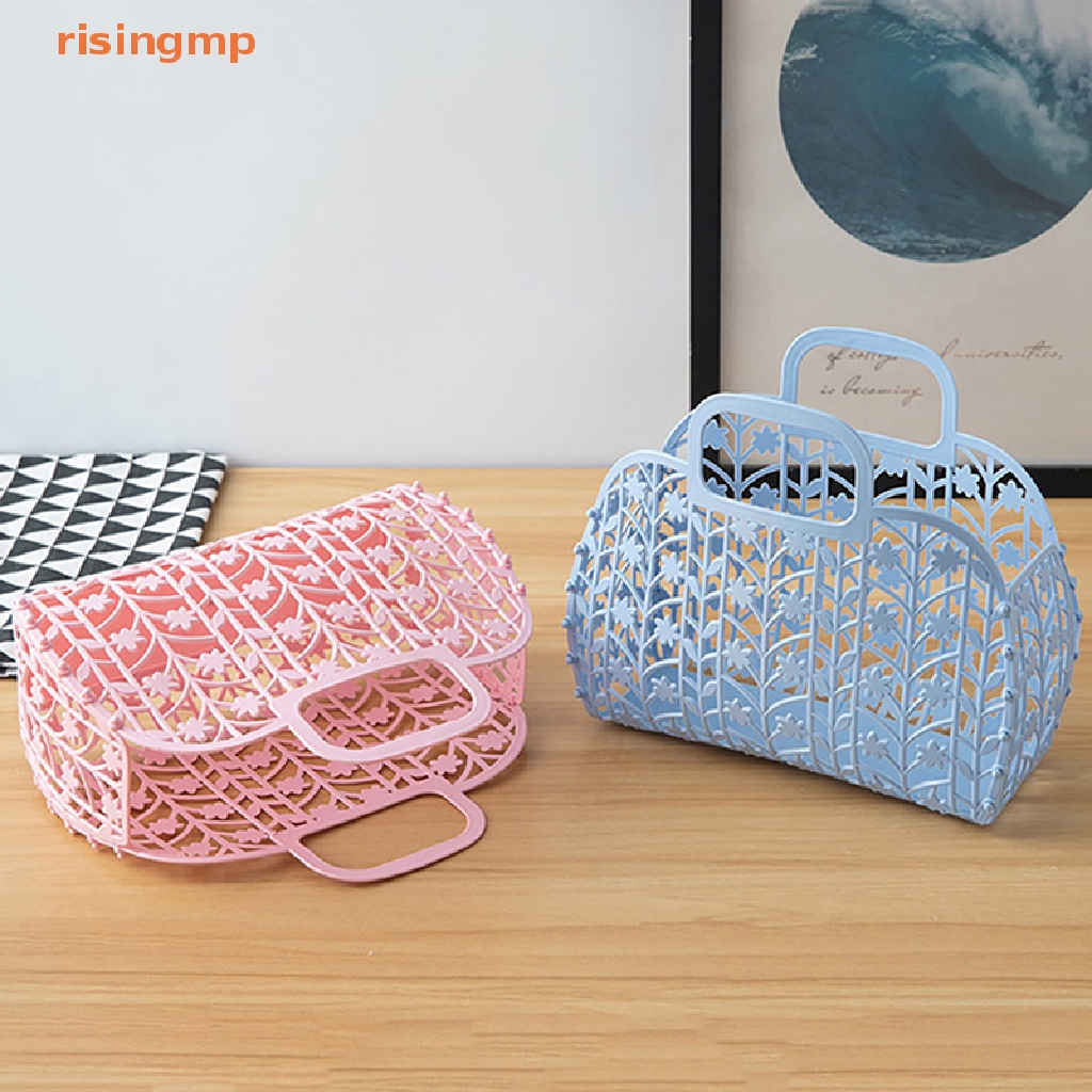 [risingmp] Giỏ Nhựa Rỗng Đựng Đồ Tắm Có Thể Tháo Rời