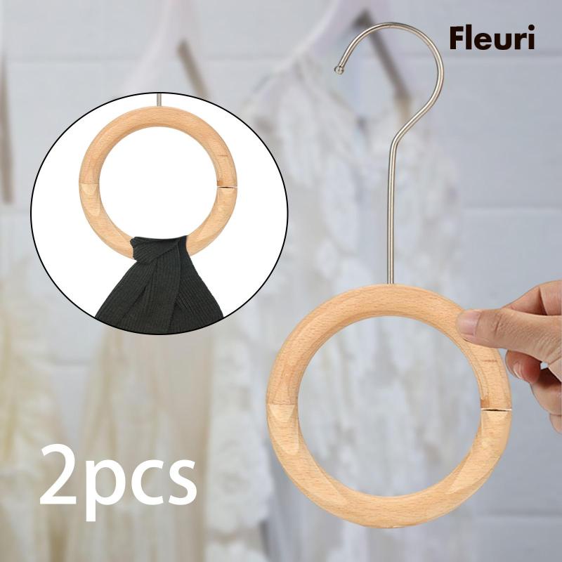 Giá Đỡ Cà Vạt / Thắt Lưng Bằng Gỗ Tiết Kiệm Không Gian Tiện Dụng