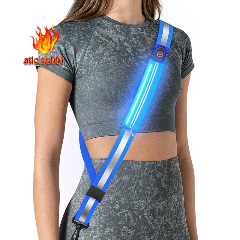 Thắt Lưng Chạy Bộ Có Đèn LED Phản Quang Có Thể Sạc Lại Cho Người Chạy Bộ Walkers