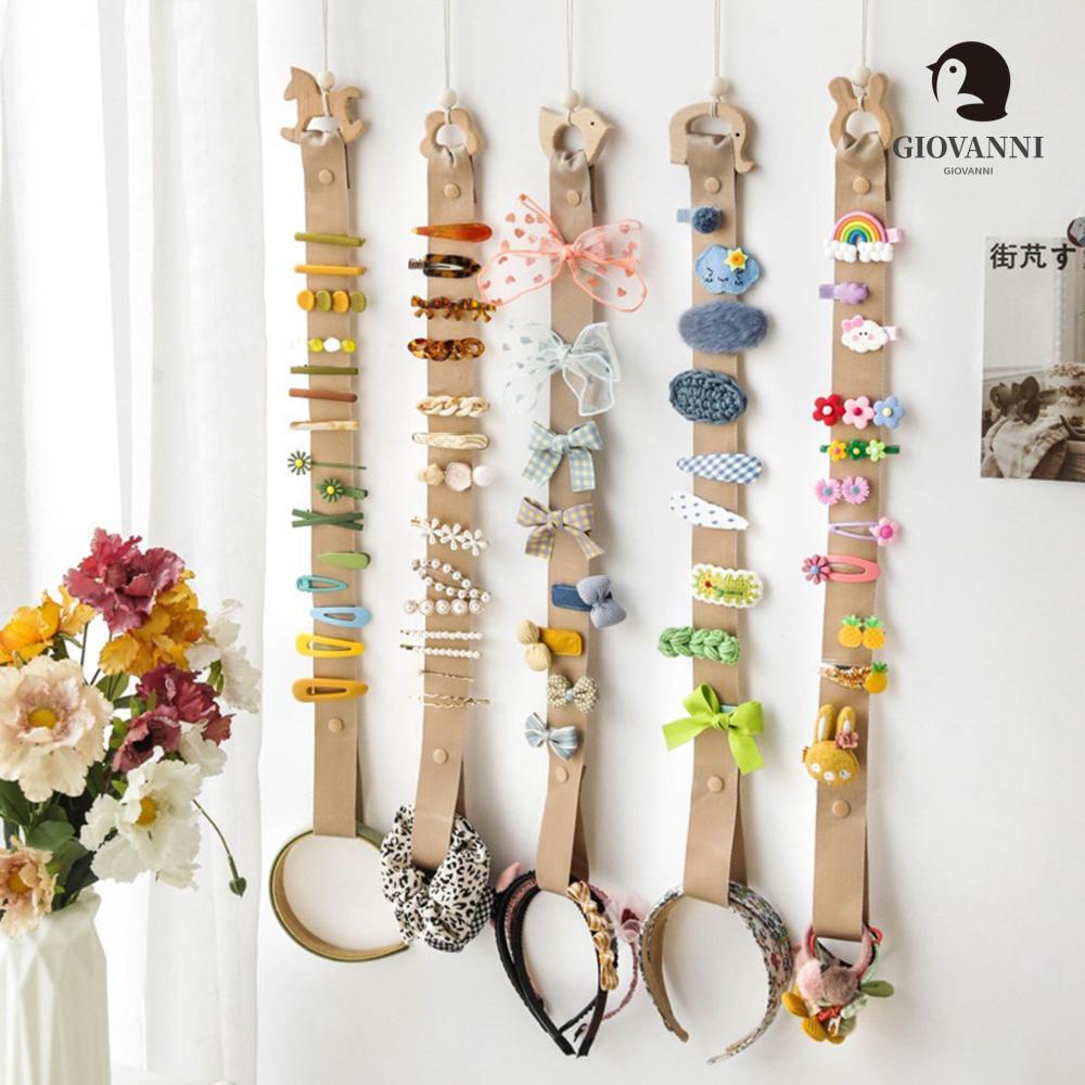 Kẹp Tóc Nơ Bằng Gỗ Dễ Thương Giá Đỡ