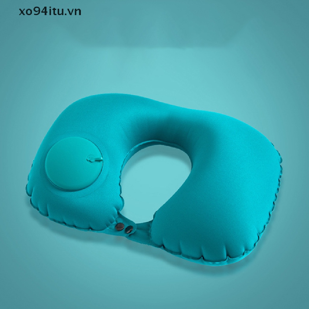 Gối Kê Cổ Bơm Hơi Tự Động Hình Chữ U Siêu Nhẹ