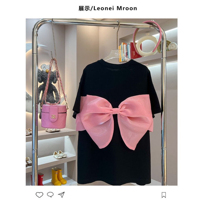 Áo Thun Cotton Ba Chiều Tay Ngắn Thời Trang Mùa Hè Mới 2023 Dành Cho Bé Gái