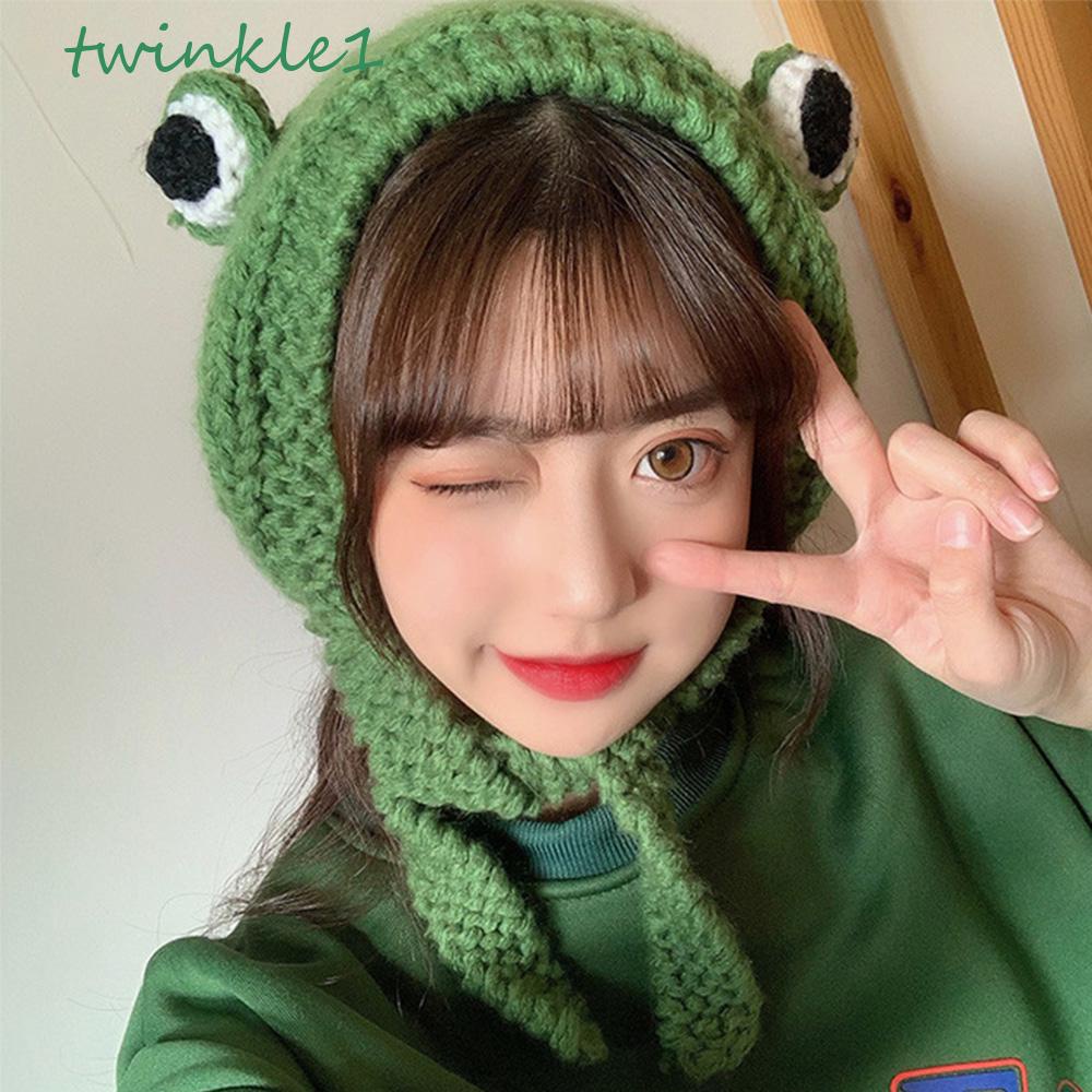 Mũ beanie Họa Tiết Hoạt Hình Dễ Thương Cho Nữ