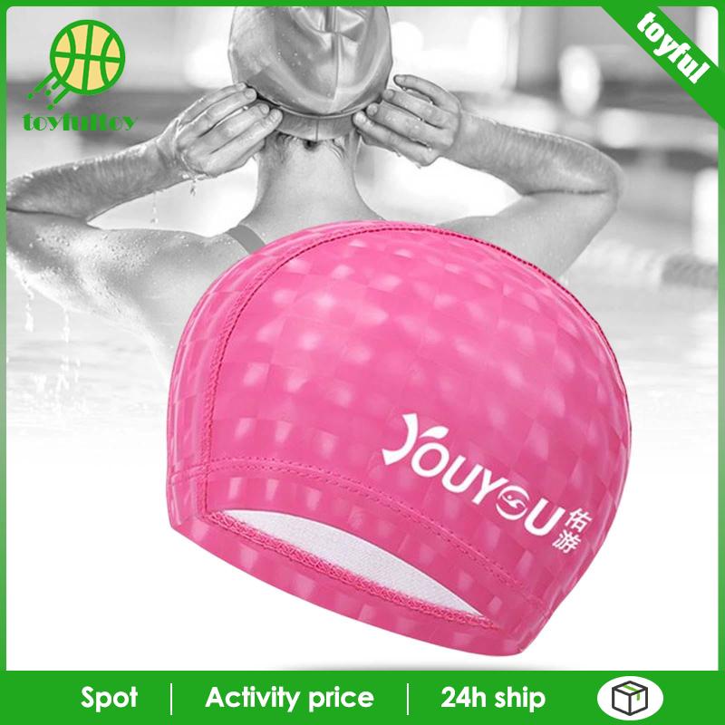 Mũ Bơi Chống Trượt Bằng Nylon Dành Cho Nam Nữ