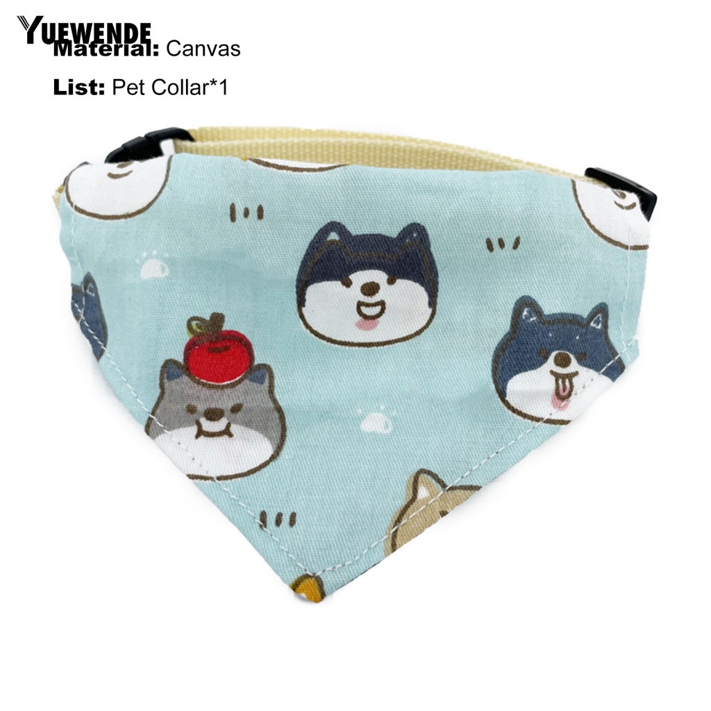 Ye.b Yếm Ăn Hình Tam Giác In Hình Dễ Thương Có Thể Giặt Rửa Cho Cún Cưng Hàng Ngày