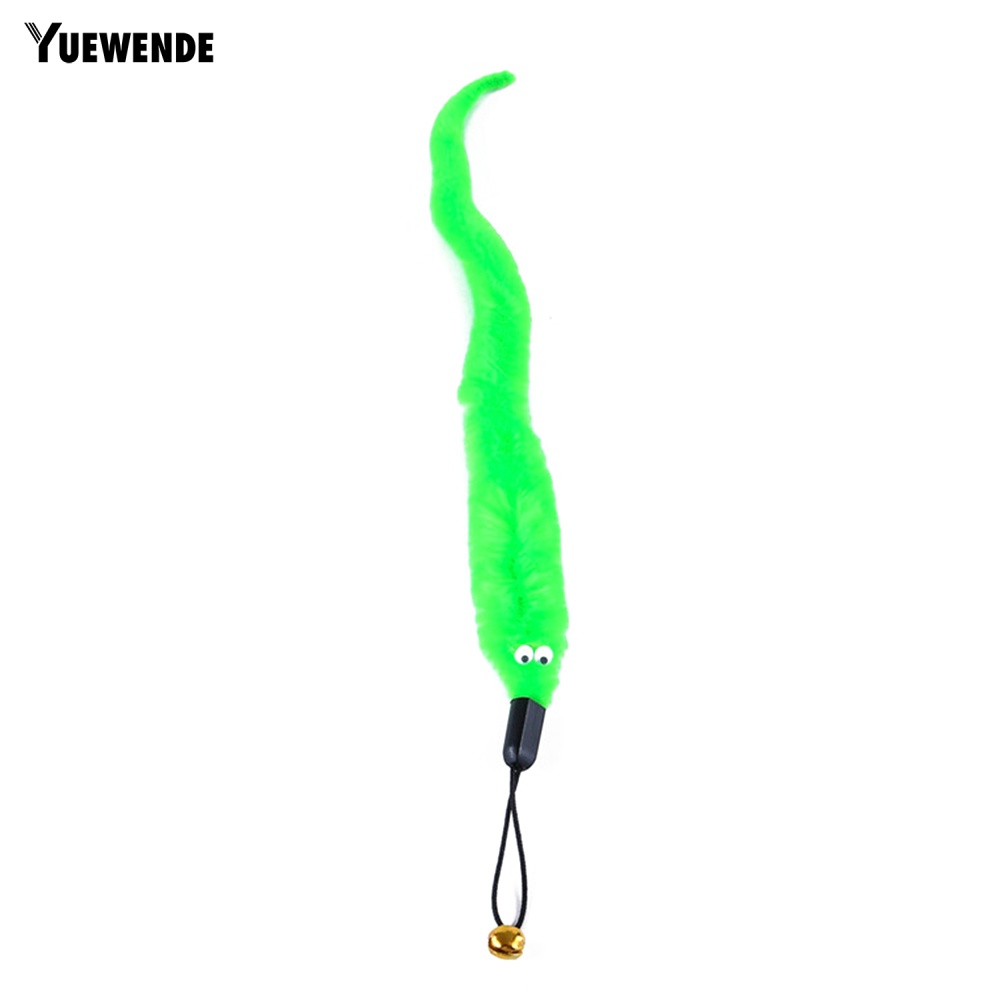 Gậy Trêu Mèo Hình Sâu Có Chuông Thay Thế Tiện Dụng