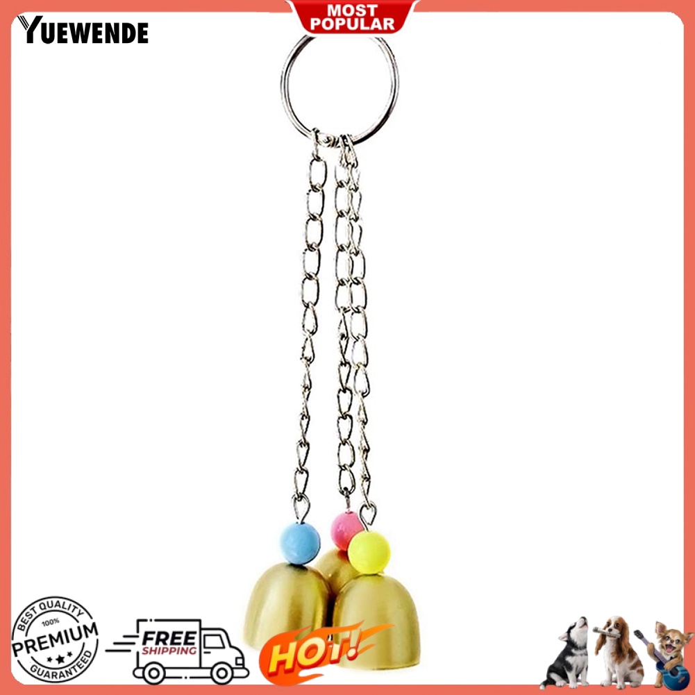 Đồ Chơi Treo 3 Chuông Kêu Vui Nhộn Dành Cho Chim Vẹt