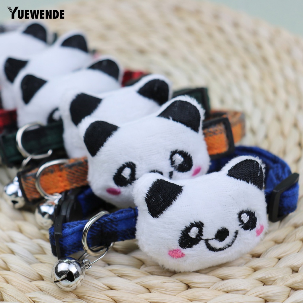 Vòng Cổ Họa Tiết Gấu Trúc Hoạt Hình Trọng Lượng Nhẹ Cho Thú Cưng