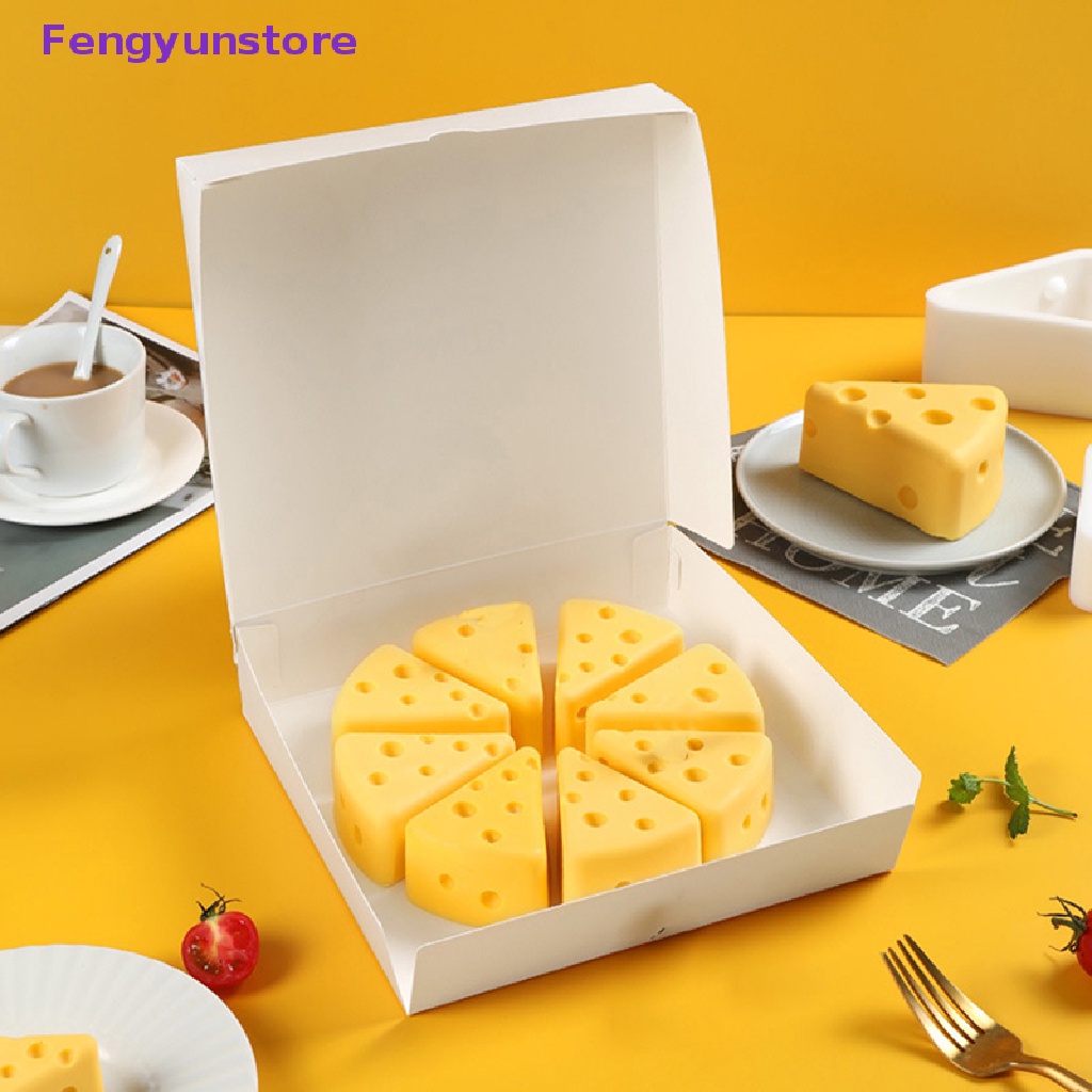 Khuôn Silicon Làm Bánh Mousse Tráng Miệng Hình Phô Mai 3D