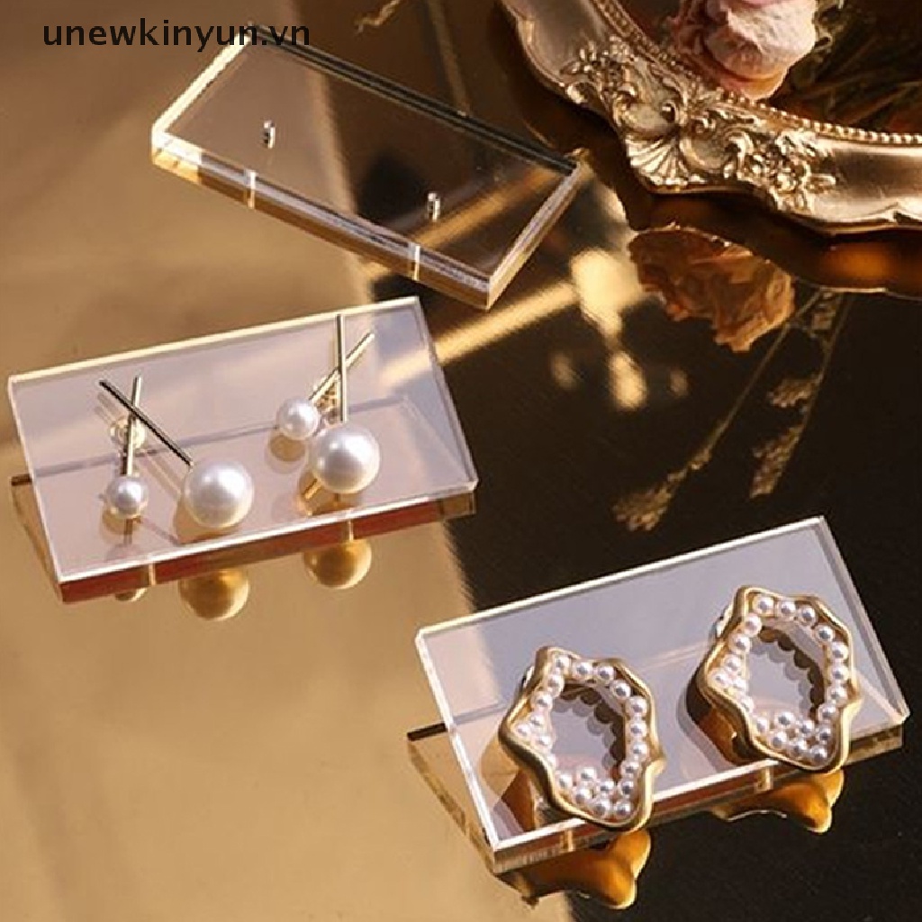 Bảng Acrylic Trong Suốt Trưng Bày Trang Sức Bông Tai DIY