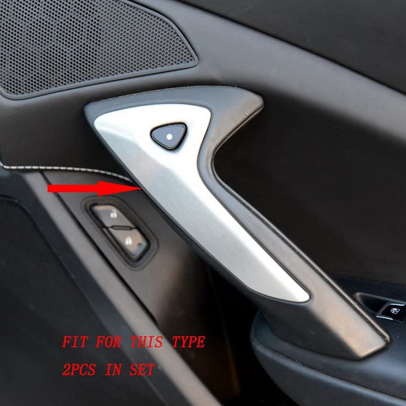 Vỏ Bọc Tay Nắm Cửa Bằng ABS Sợi Carbon Cho Chevrolet Corvette C7 2014 2015 2016 2017 2018 2019