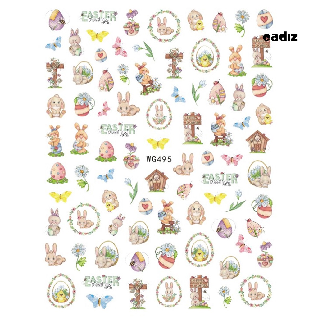 Miếng Dán Trang Trí Móng Tay Nhiều Kiểu Dáng Không Phai Dễ Dàng Tháo Rời