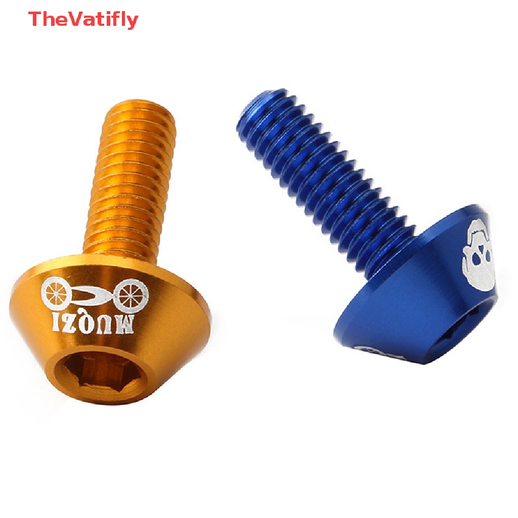 Bộ 4 Ốc Vít Kẹp Phanh Xe Đạp M6 Bằng Hợp Kim Nhôm Tiện Dụng