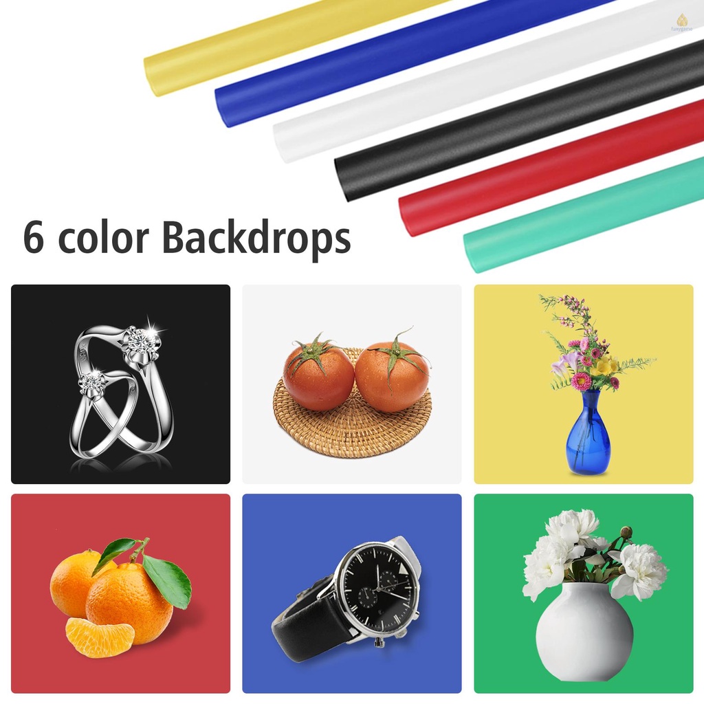 Hộp Đèn LED Chụp Ảnh Mini 40 * 40 * 40CM 144 Bóng 2800-5800K Có Thể Điều Chỉnh Nhiệt Độ