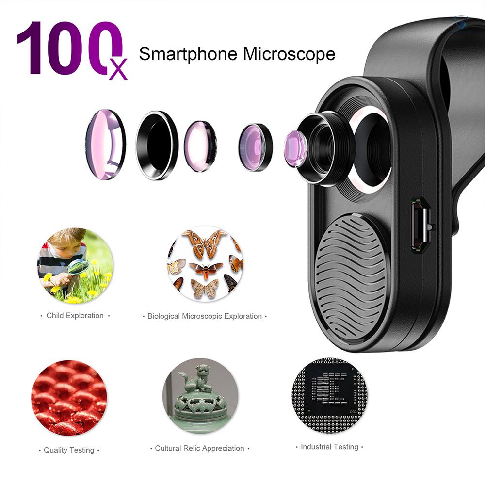 (laptvn) Bảng Mạch Tích Hợp Đèn LED Soi Trang Sức APEXEL APL-MS001 Mini 100X