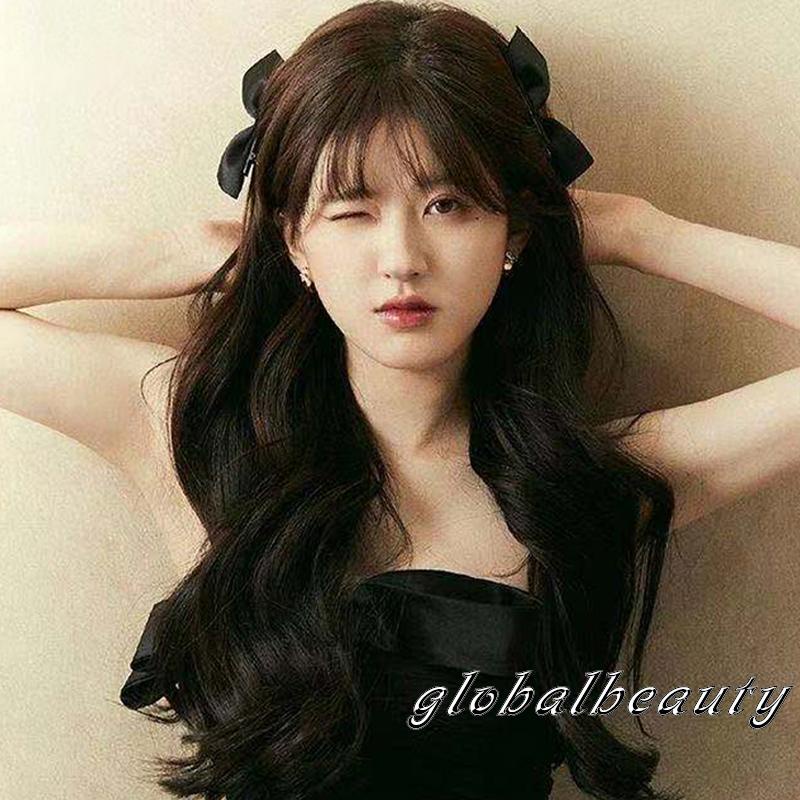 Kẹp Tóc Hình Nơ Nhỏ Màu Trơn Chống Trượt Phong Cách Cổ Điển Cho Nữ