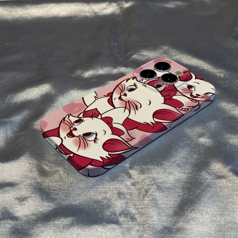 Ốp Điện Thoại Cứng Họa Tiết Hello Kitty Màu Hồng Dễ Thương Dành Cho iPhone 13 11 / 78p 14 Pro U18W Max