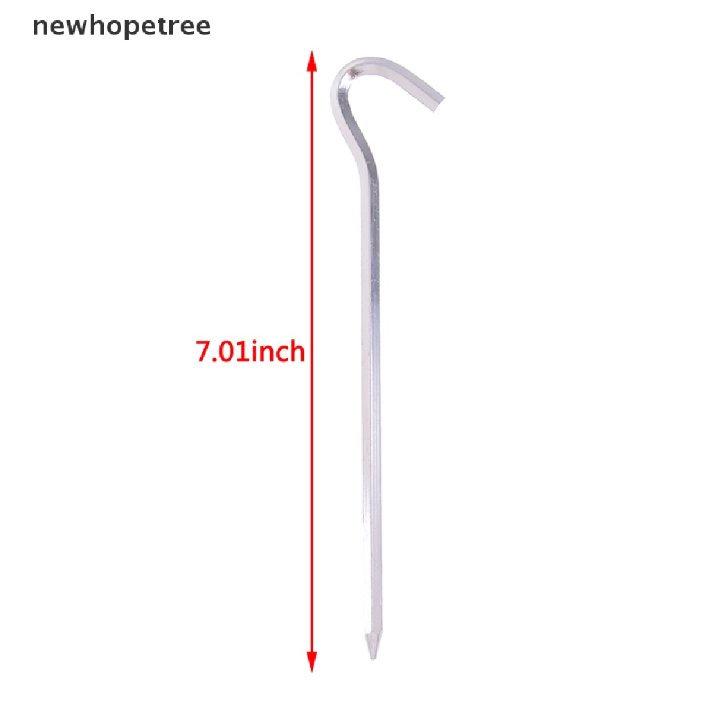 Bộ 5 Cọc Dựng Lều Bằng Hợp Kim Thép Cứng 7.01inch