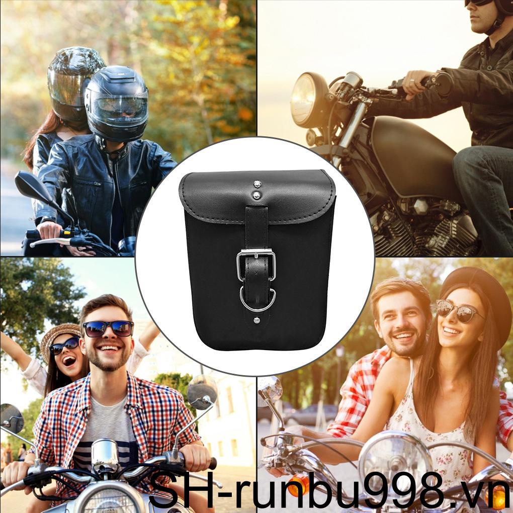 Túi Giả Da Đựng Vật Dụng Đa Năng Gắn Tay Lái Xe Mô Tô