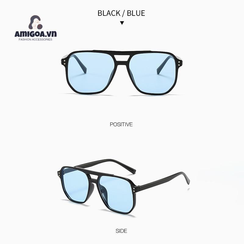 ✨✨Kính Mát Gọng Vuông Lớn Phong Cách Retro Thời Trang Cho Nữ