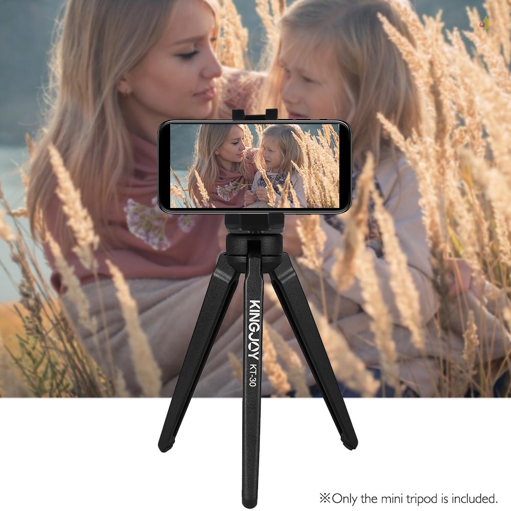 Giá Đỡ Ba Chân Mini Di Động Bằng Hợp Kim Nhôm Ổn Định Kèm Ốc Vít 1 / 4 Inch Cho Máy Quay DSLR