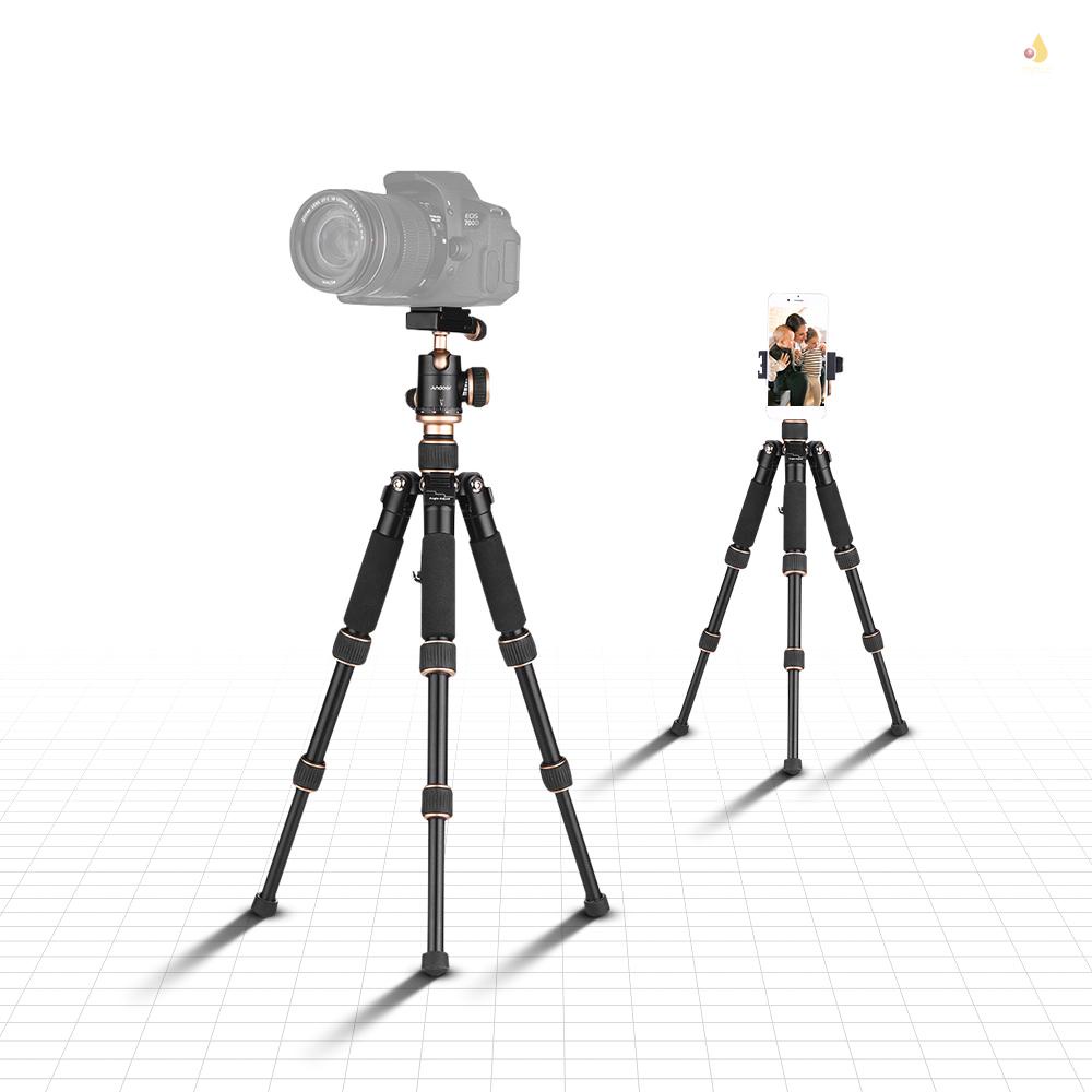 Andoer Giá Đỡ Ba Chân Mini 53cm / 21in Tháo Lắp Nhanh Đầu Bi Cho Máy Ảnh DSLR / Điện Thoại Thông Minh / DV