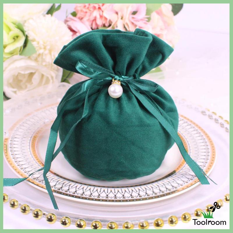 [Toolroom] 10x12cm Túi Nhung Đựng Trang Sức / Kẹo / Quà Tặng Tiệc Tùng