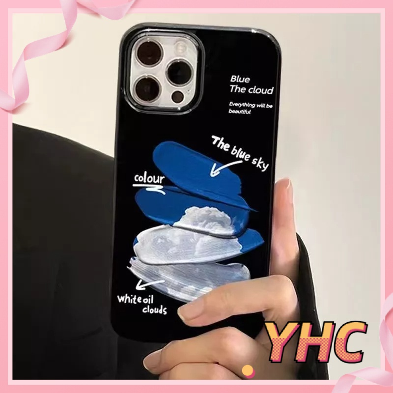 Ốp lưng iphone Bầu trời xanh và mây trắng màu sắc silicone vỏ thạch Cho iPhone 6 / 6S / 6splus / se / 7 / 7plus / 8 / 8plus / X / xs / xsmax / 11 / 12 / 13 / 14/pro max-509