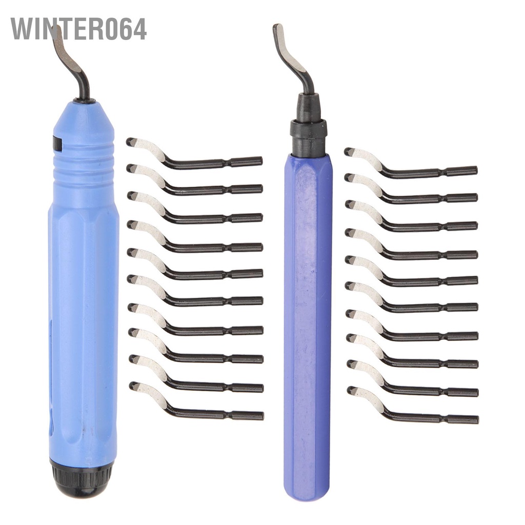 Winter064 Dụng cụ gỡ bavia với 10 lưỡi dao Edge Burr Remover cho đồng ống PVC in 3D nhựa nghệ thuật gia công kim loại
