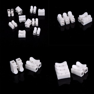 10pcs cáp điện kết nối nhanh chóng Splice khóa dây thiết bị đầu cuối tự khóa mới