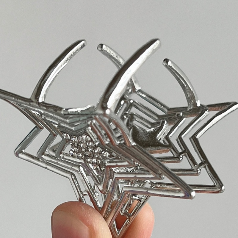 Kẹp Tóc Đính Đá Hình Ngôi Sao Xinh Xắn Cho Nữ