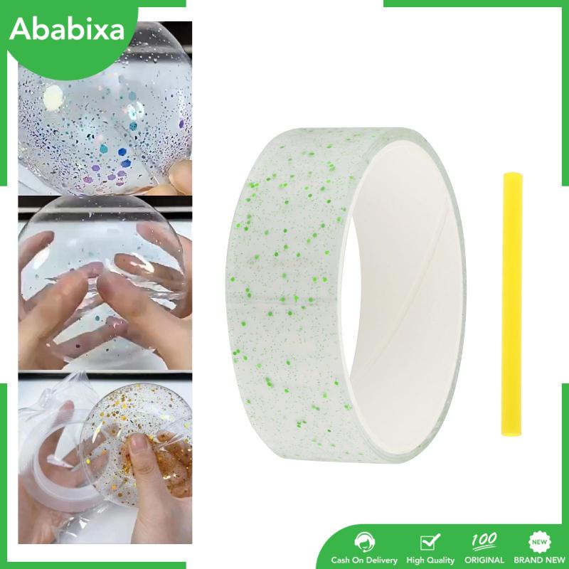 [Ababixa] Đồ Chơi Cuộn Băng Keo Hai Mặt Dính Áp Phích Gắn Bong Bóng DIY