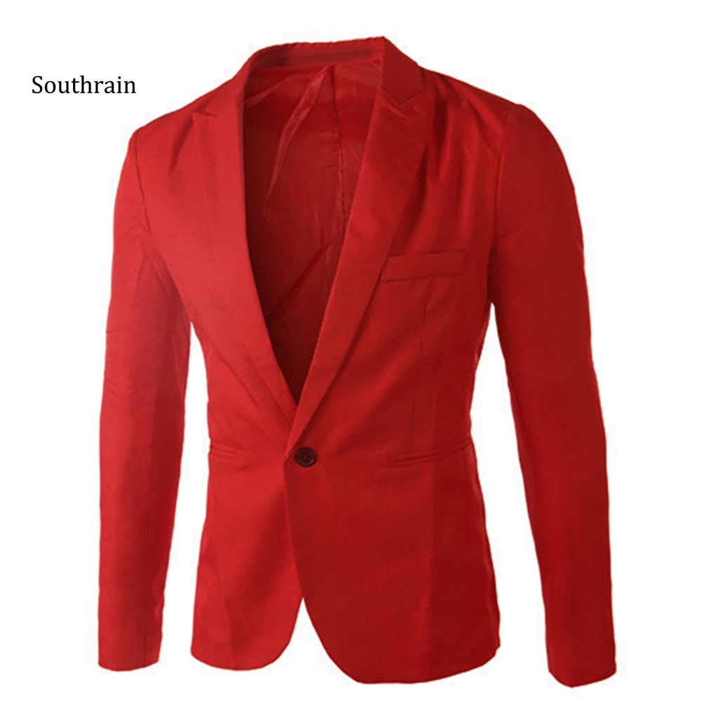 Áo Khoác Blazer Một Nút Chất Liệu Cotton Pha Thời Trang Công Sở
