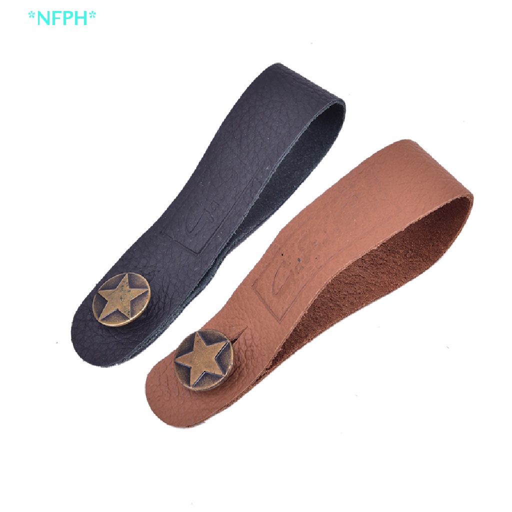 Dây Đeo Bằng Da Có Móc Gắn Cho Đàn Ghita Tiện Dụng Và Bền Mới