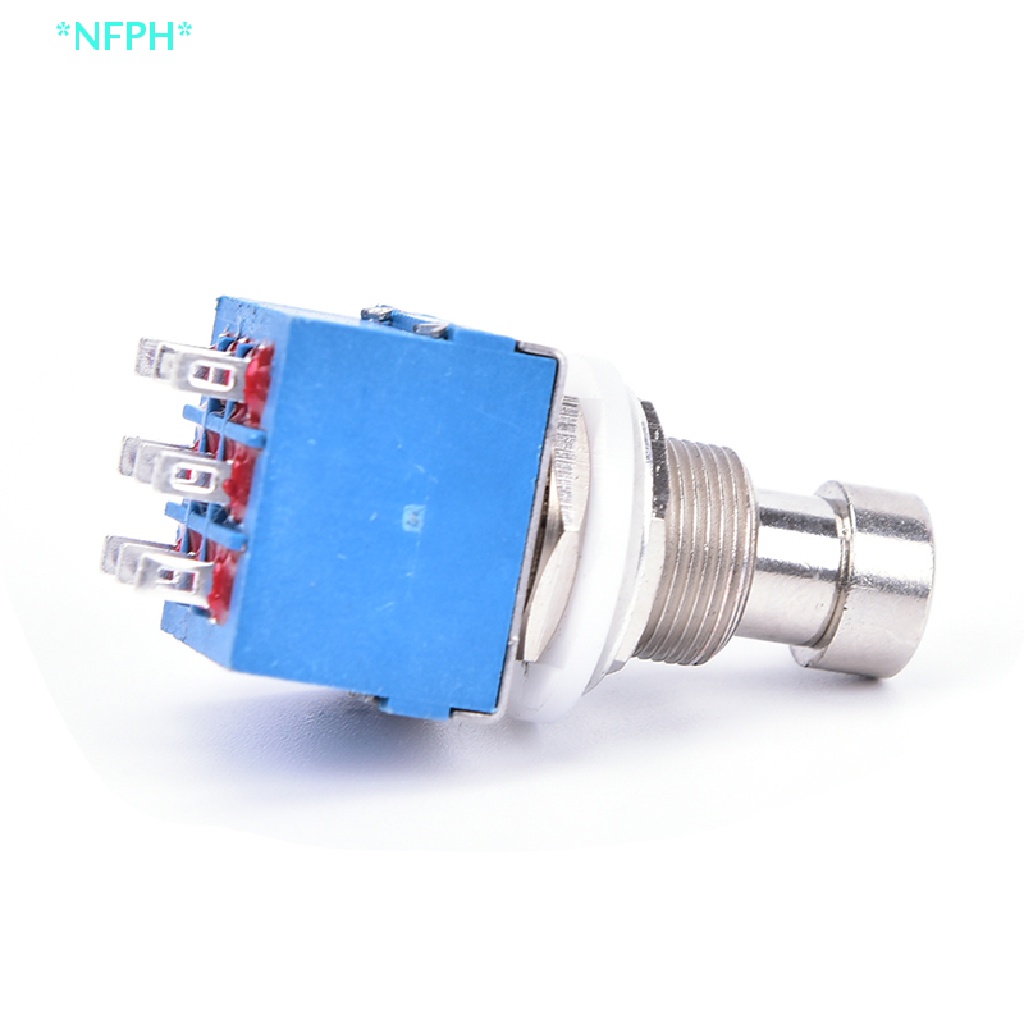 Bộ 10 Bàn Đạp Hiệu Ứng 9-pin 3PDT Bằng Kim Loại Cho Guitar Mới