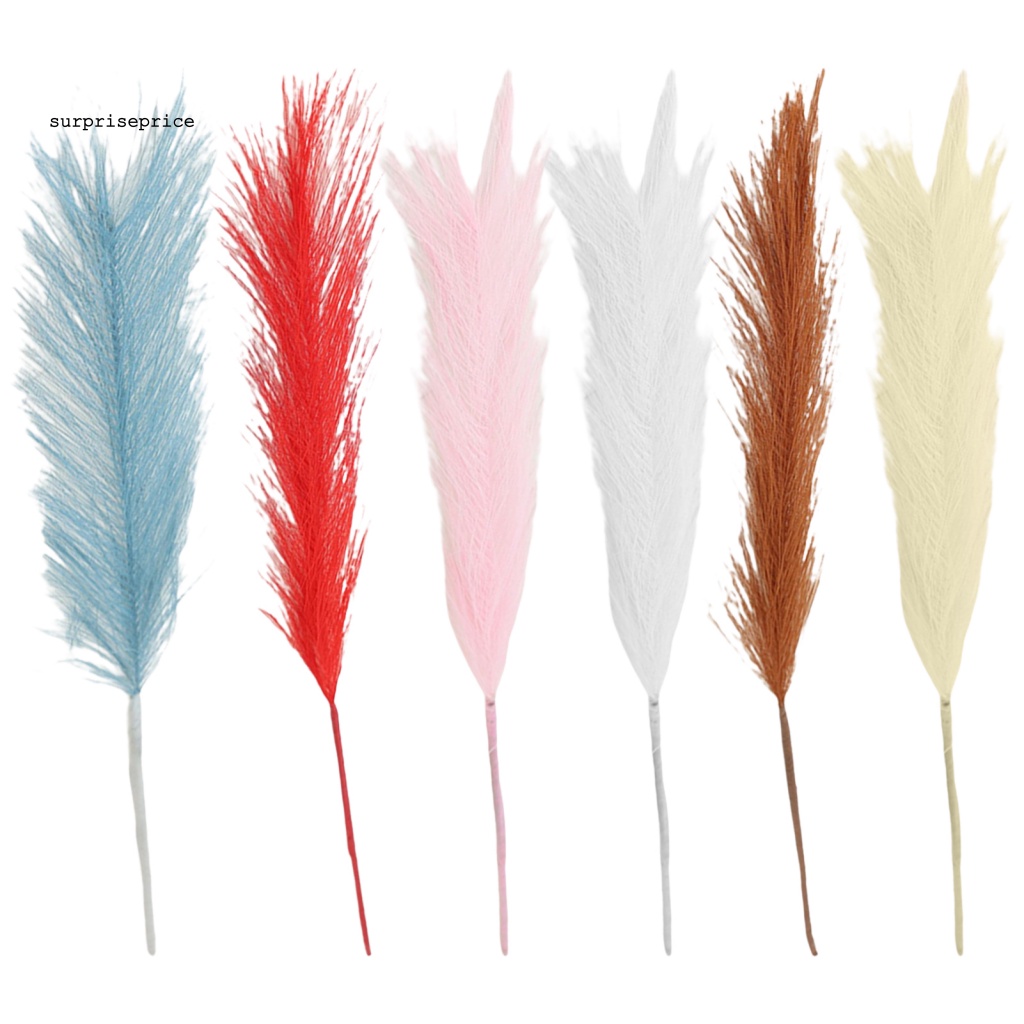 Cỏ Pampas Giả Nhiều Màu Dùng Trang Trí Tiệc Cưới / SPA