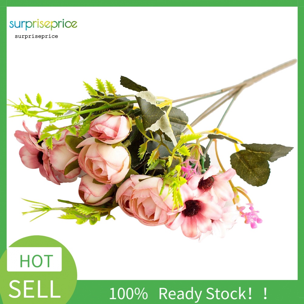 1 Bó Hoa Nhân Tạo Trang Trí Tiệc Cưới / Nhà Ở / Văn Phòng