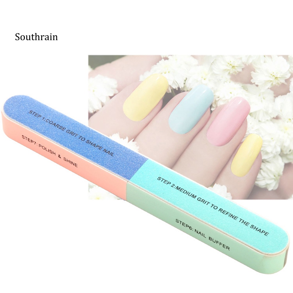 Dụng Cụ Dũa Móng Tay Sáu Mặt Tẩy Tế Bào Chết Tiện Dụng