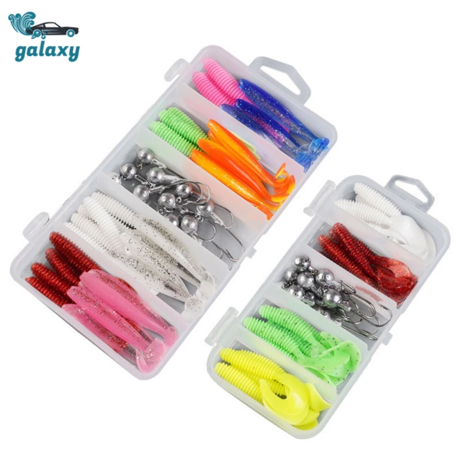 Galaxy Bộ Mồi Giả Câu Cá Hình Chữ T Bằng Nhựa